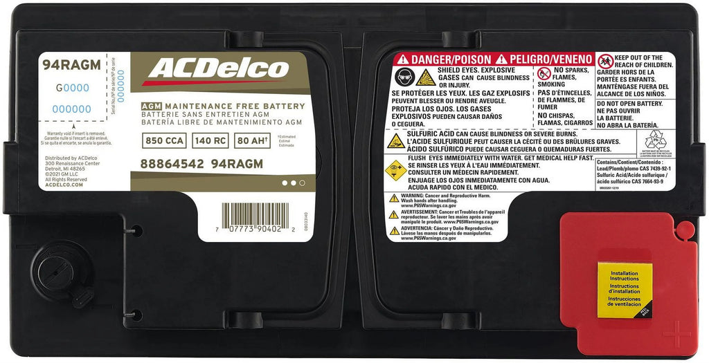 AGM Automotive BCI Group 94R Battery C5935