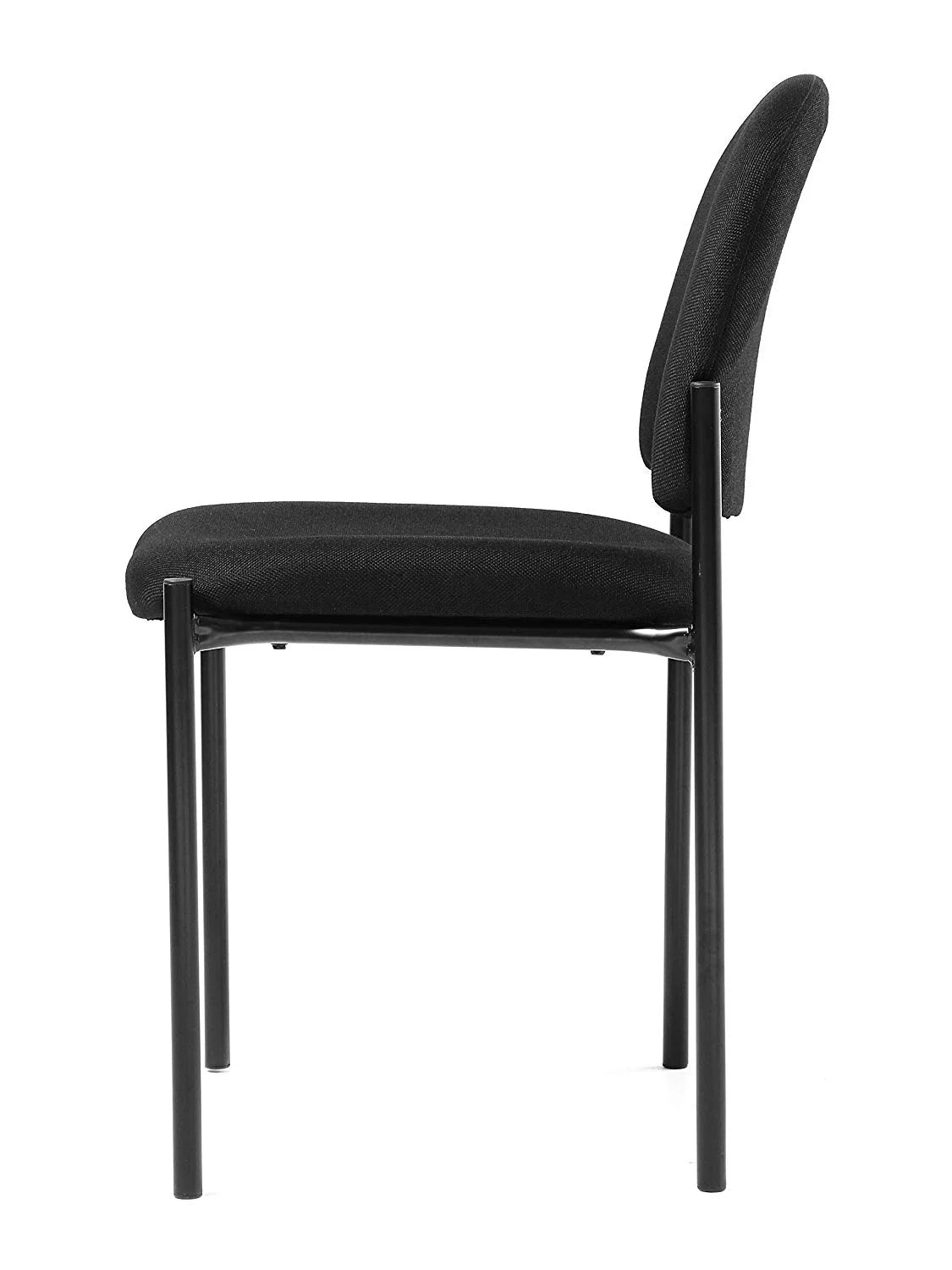 Black Fabric Stackable Guest Chair V473