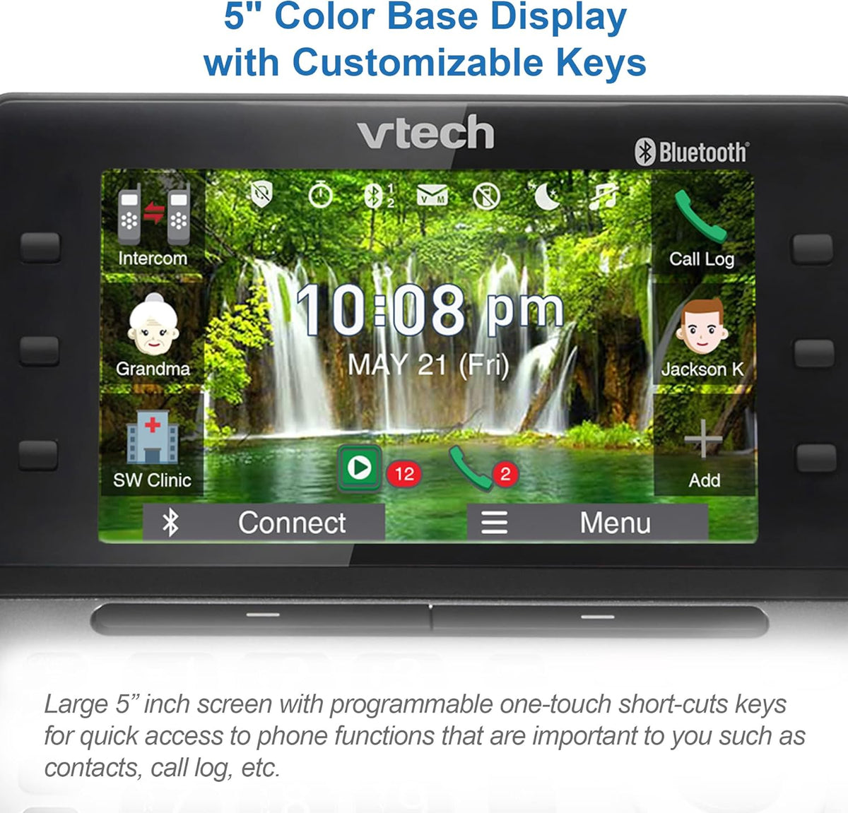 3-Handset Expandable Cordless Phone with Answering System O241