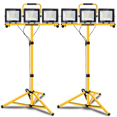 21000 Lumen LED Work Light with Adjustable Tripod Stand R683