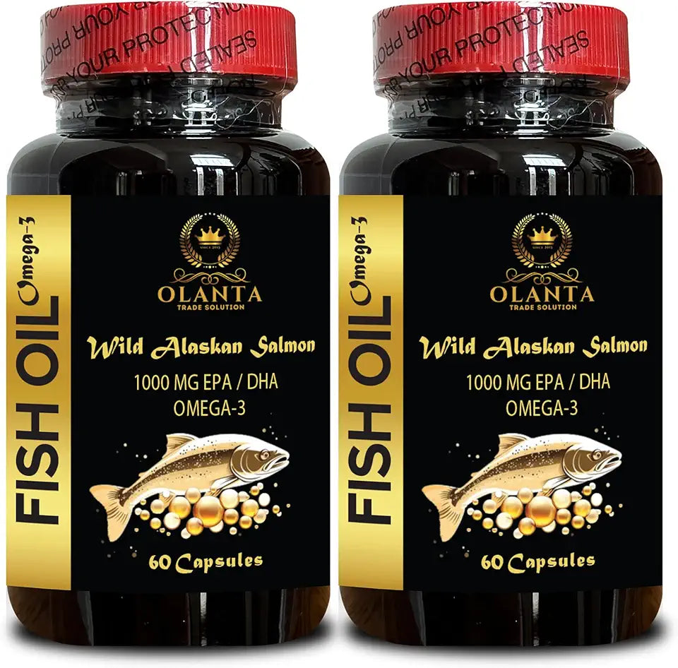 Omega 3 Fish Oil Capsules with DHA and EPA 120 Softgels O567