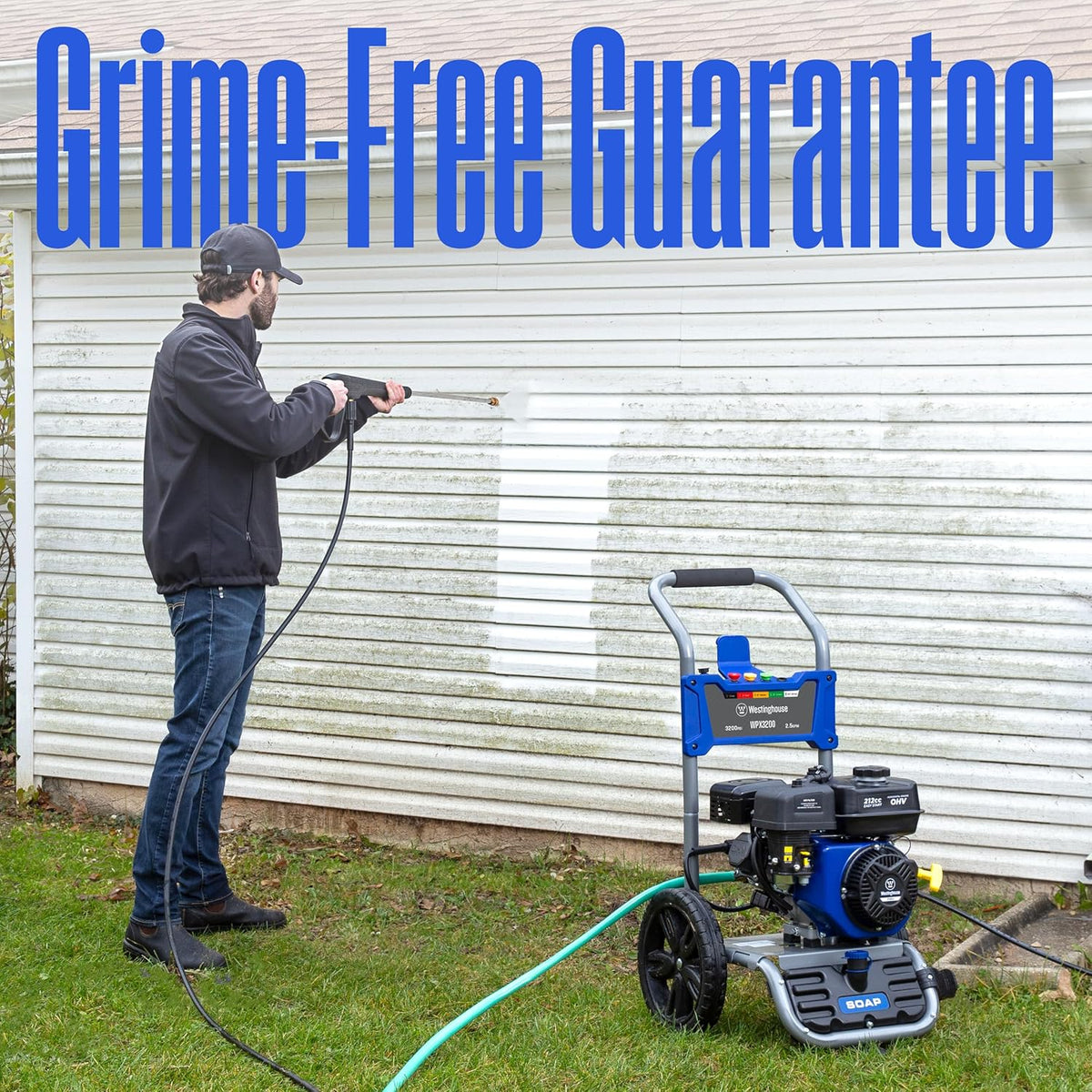 Electric Pressure Washer Bundle with Gas Pressure Washer Z694008
