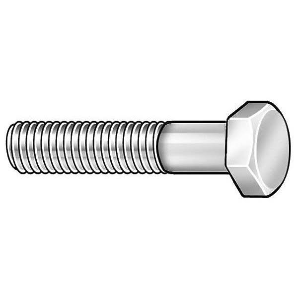 Grade 2 Zinc Plated Hex Head Cap Screw, 10 pk. B36584