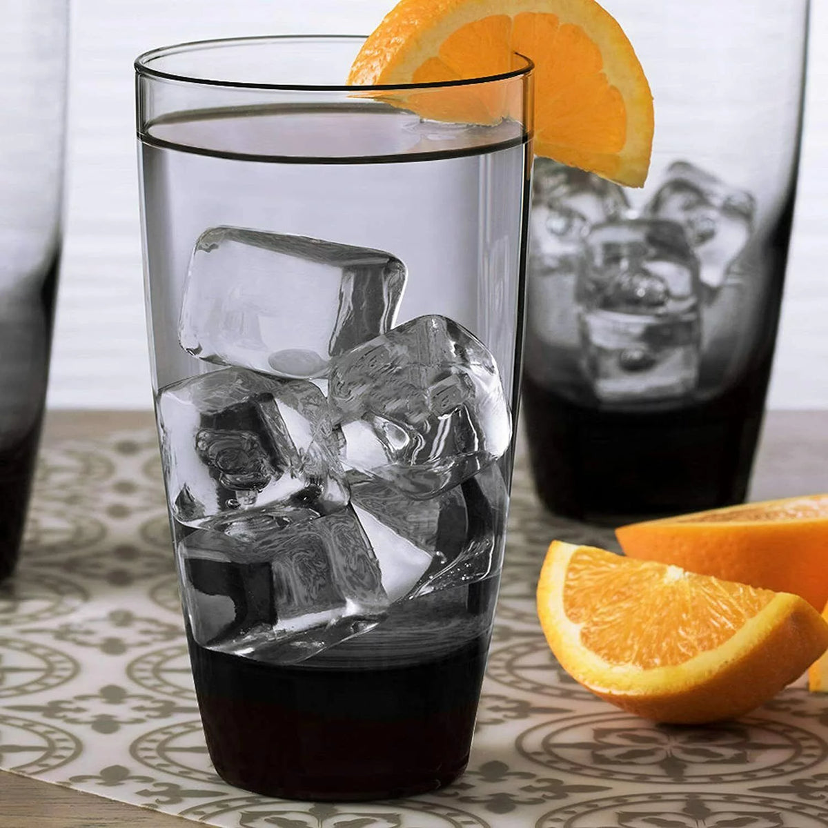 Smoke Drinking Glasses Set of 2 W9219