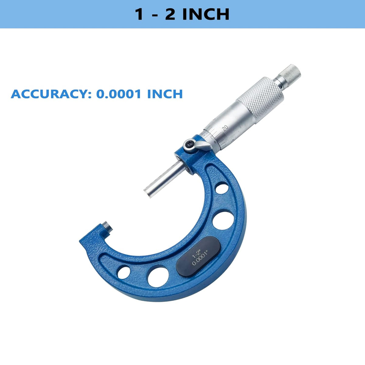 Outside Micrometer Set 0-4 / 0.0001 with Padded Case H959