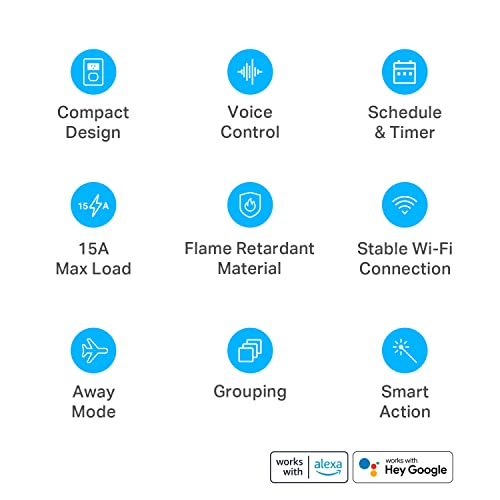 White Smart Plug 15A 2 Count Z956