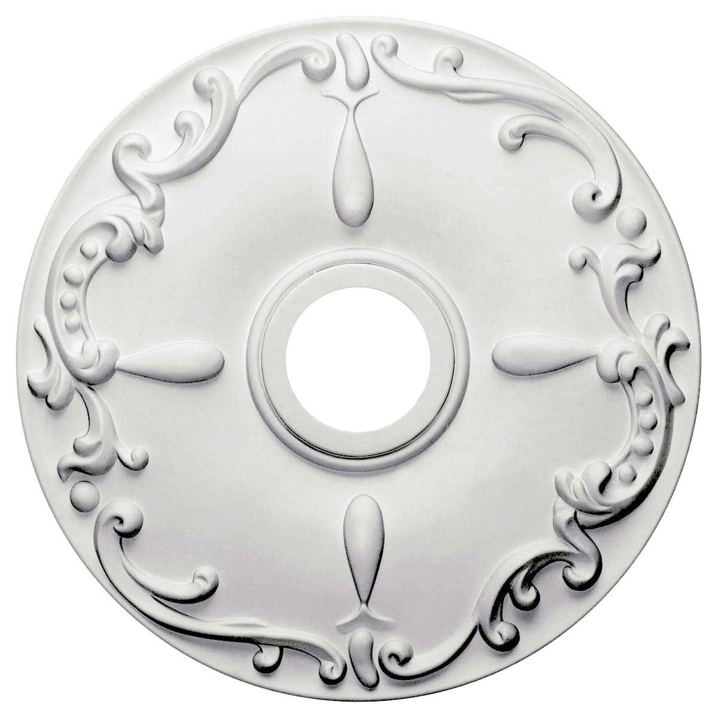 18 inch Ceiling Medallion Hand-Painted Smokey Topaz Orange K645846
