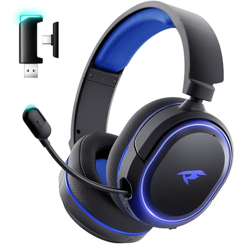 Wireless Gaming Headset with 7.1 Surround Sound, Bluetooth 5.4, Noise Canceling Mic P770