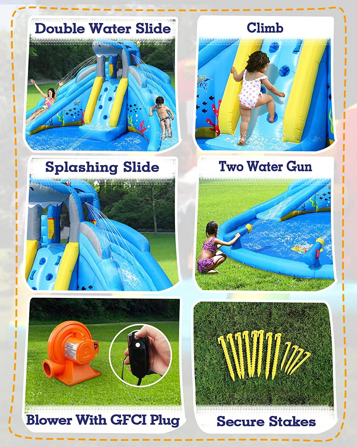 Inflatable Water Slide K111344