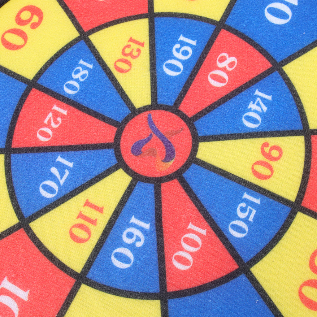 Flocking Dart Board with 4pcs Darts Dartboard Set A784207