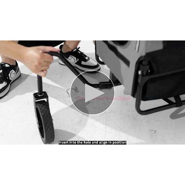 Dog Stroller Pet Carrier Cart C483634