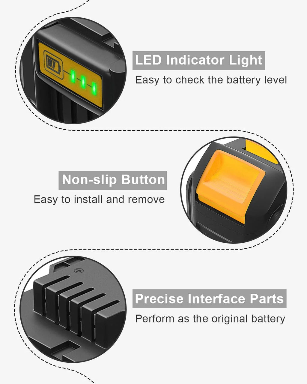 20V 6.0Ah Battery 2 Pack D99052