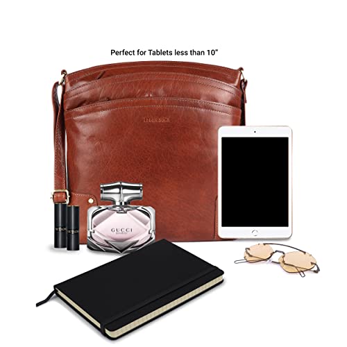 Large Soft Real Leather Womens Crossbody Handbags and Purses Y682