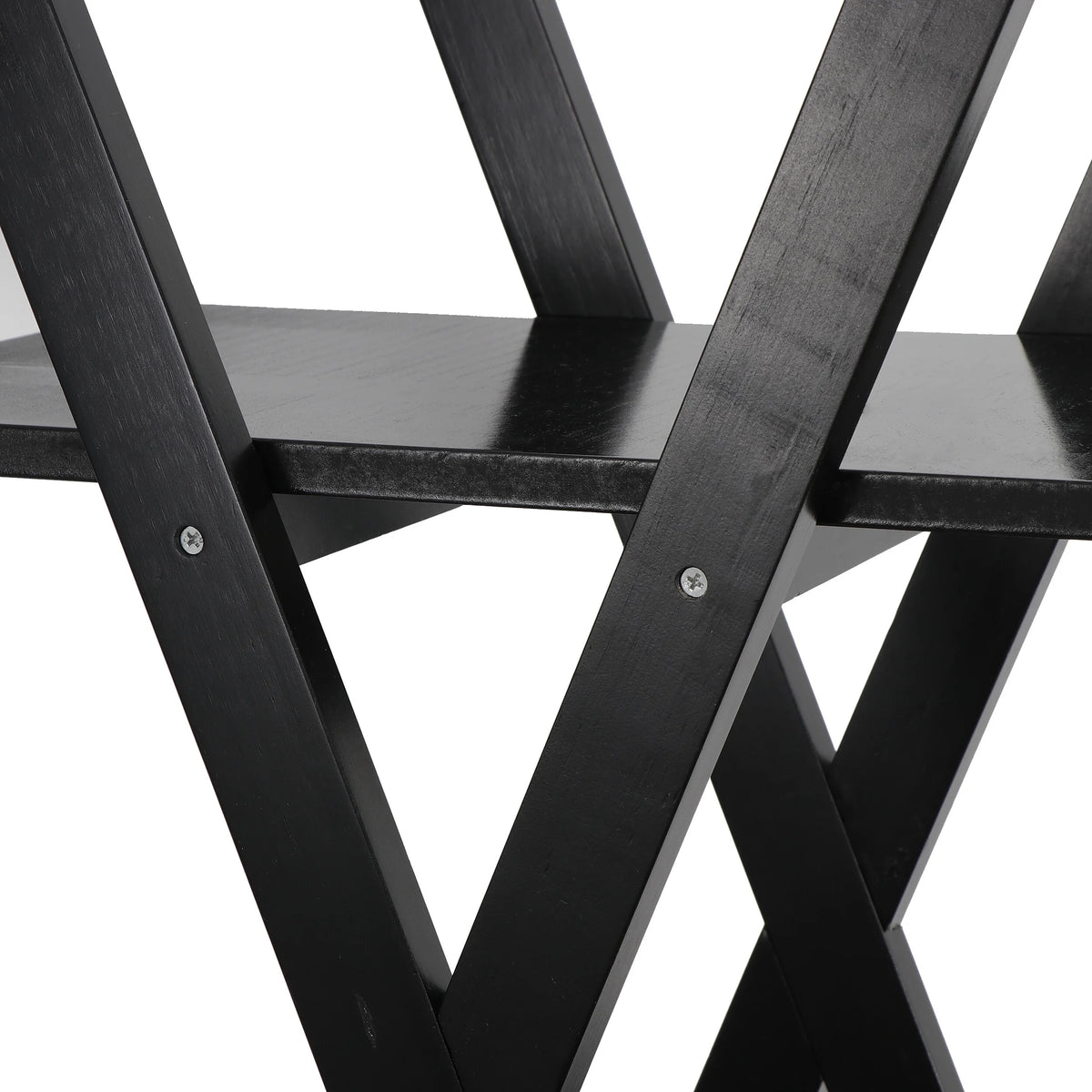 4-Shelves Open Bookcase Black B91471