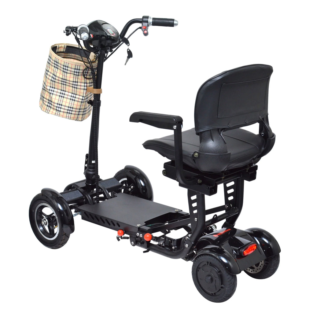 Compact Electric Scooter with Adjustable Seat and Padded Armrests E1276