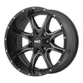 Satin Black Milled 20x9 Wheel J482