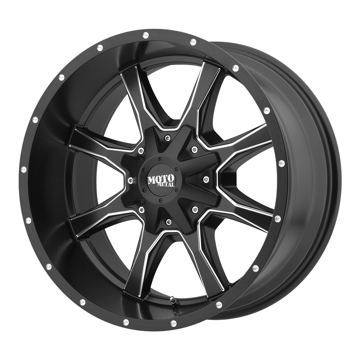 Satin Black Milled 20x9 Wheel J482