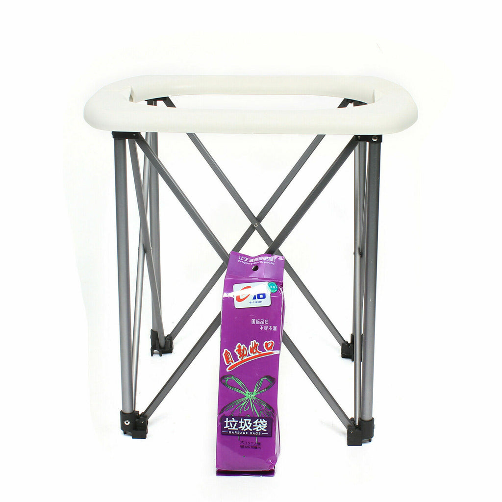 Portable Camp Toilet Commode Seat with Bags S75237