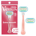 Pink Women's Razor Handle + 2 Blade Refills S386