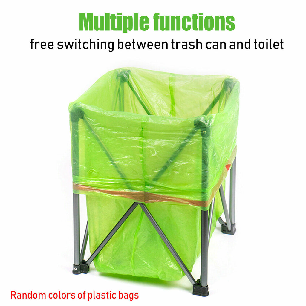 Portable Camp Toilet Commode Seat with Bags S75237