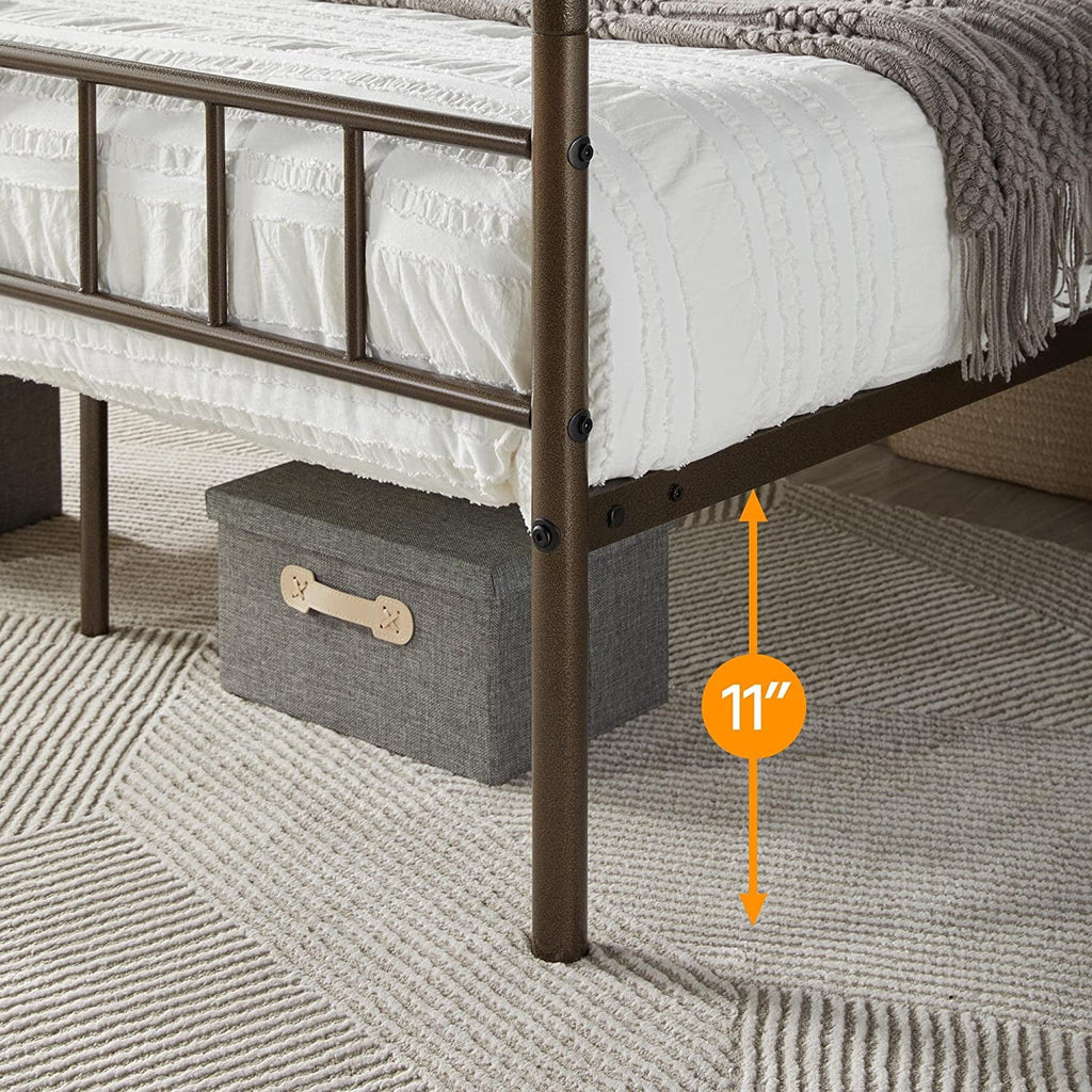 Queen Bronze Metal Canopy Bed Frame R335