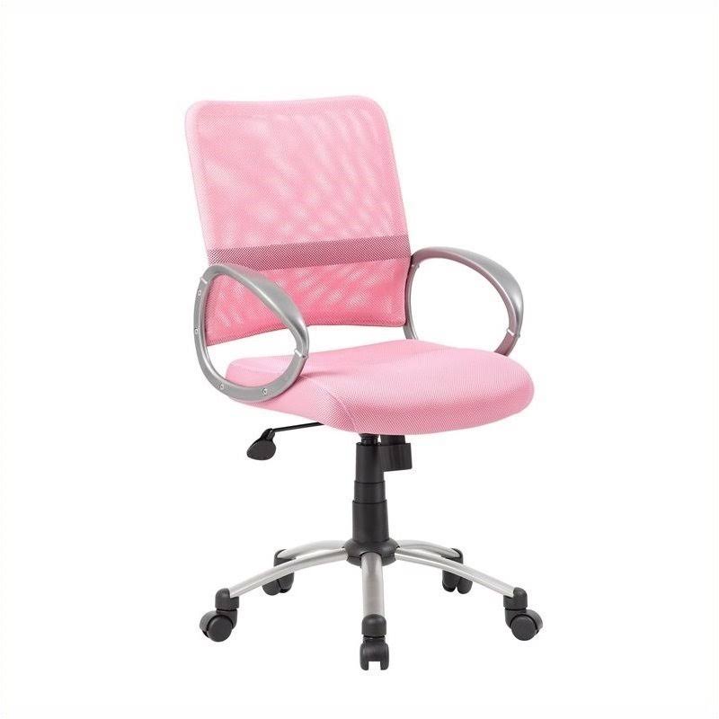 Pink Mesh Back Task Office Chair E879687