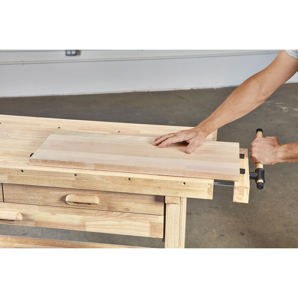 60 in. 3-Drawer Hardwood Workbench V93080