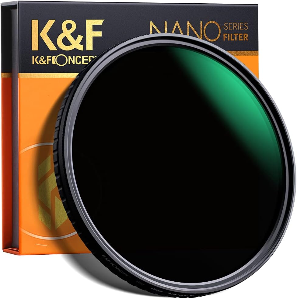 77mm Variable ND Filter ND8-ND128 (3-7 Stop) HD Hydrophobic VND Filter A57740