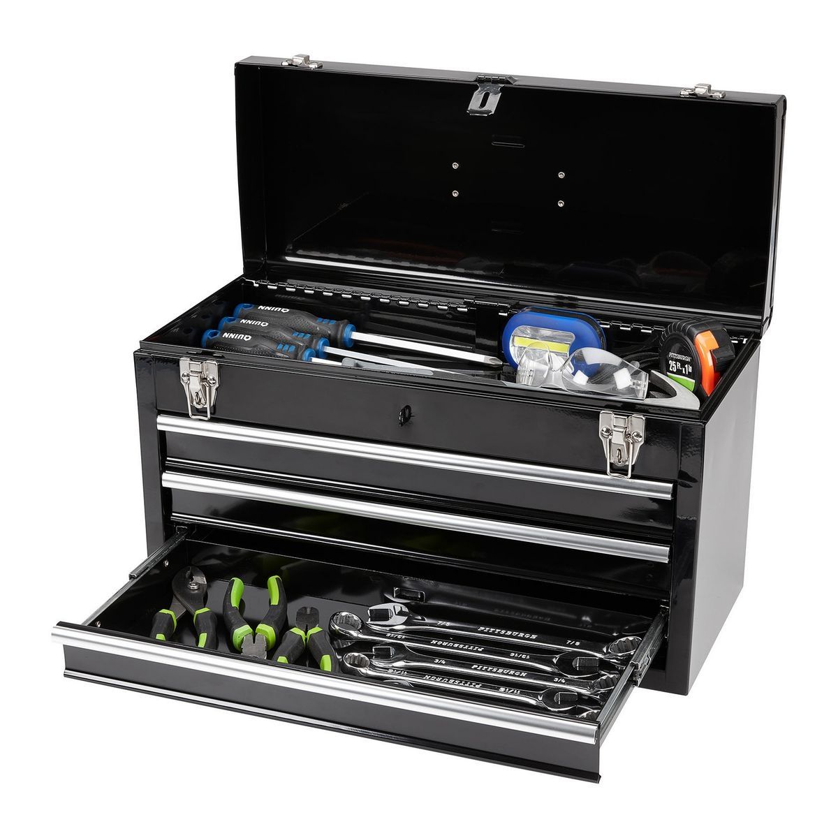 3-Drawer Steel Toolbox T338