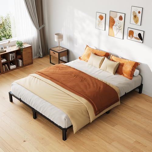 10 Inch Full Tool-Free Metal Platform Bed Frame B420