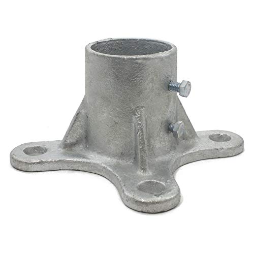 2" Posts (1 7/8" OD) Floor Flange w/ 2 Set Screws P64747