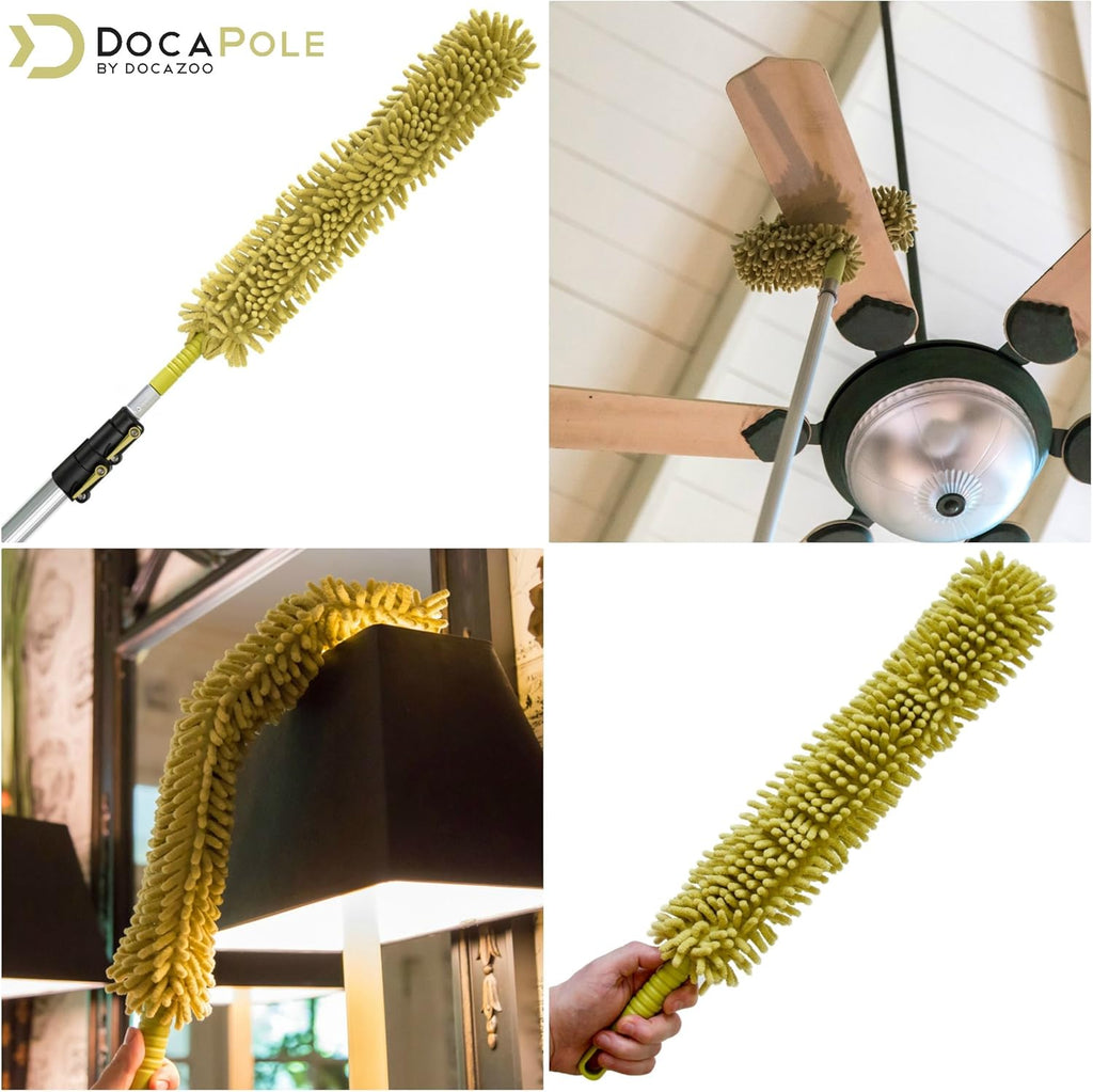 6-24 Foot Extension Pole with Microfiber Duster D33299