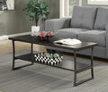 Faux Birch Slate Gray Coffee Table Z547