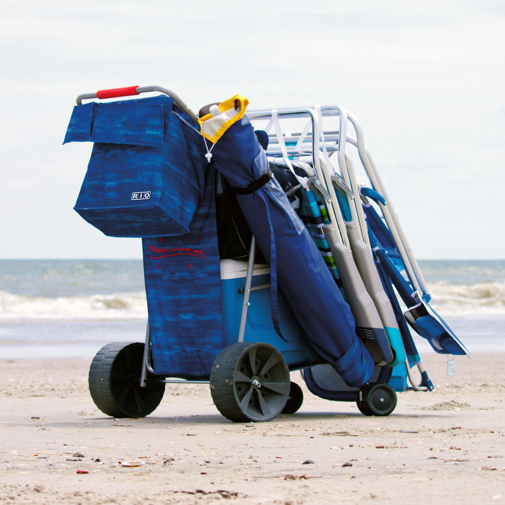 Dark Blue Beach Cart P6633