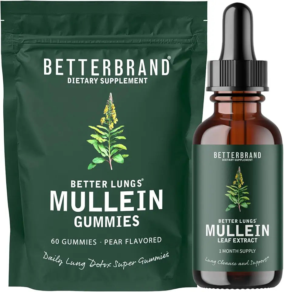 Mullein Leaf Extract and Gummies Bundle S377