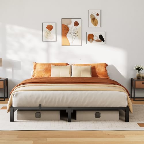 10 Inch Full Tool-Free Metal Platform Bed Frame B420