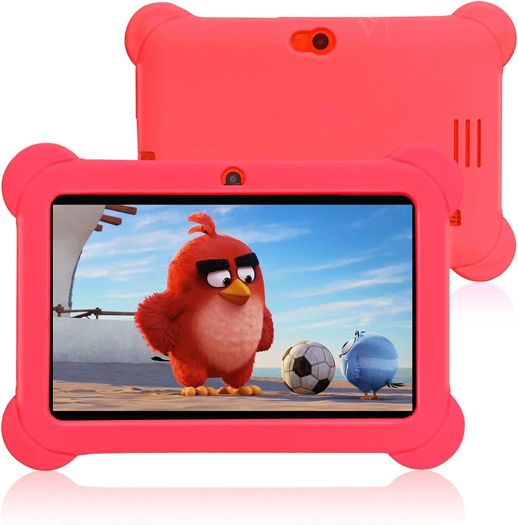 Pink Kids Android Tablet 16GB 1GB RAM Wi-Fi Bluetooth Pack of 2 N7784
