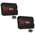 2600W 4 Channel Car Audio Amplifier with Remote (2 Pack) E8018