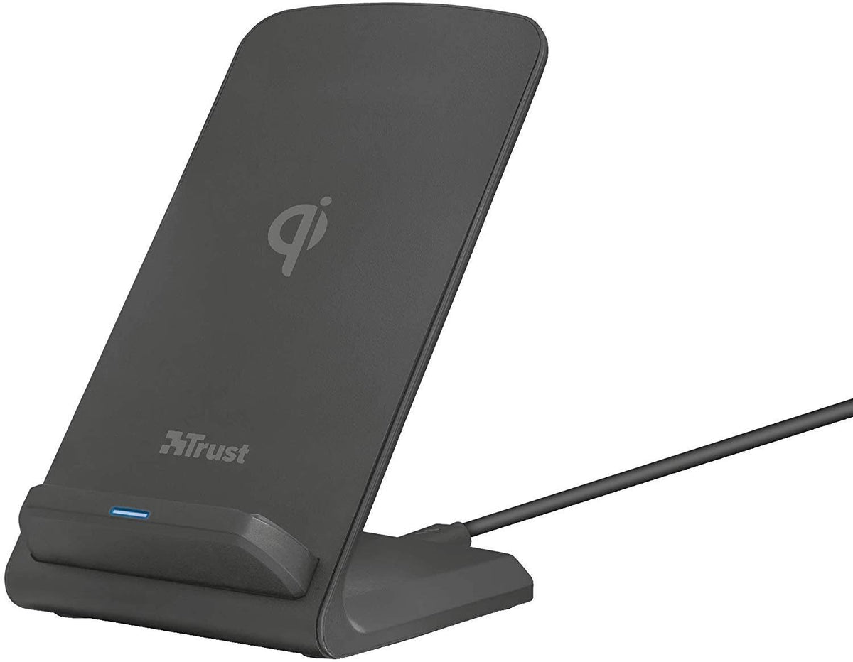 Black Wireless Fast-Charging Desk Stand S23768