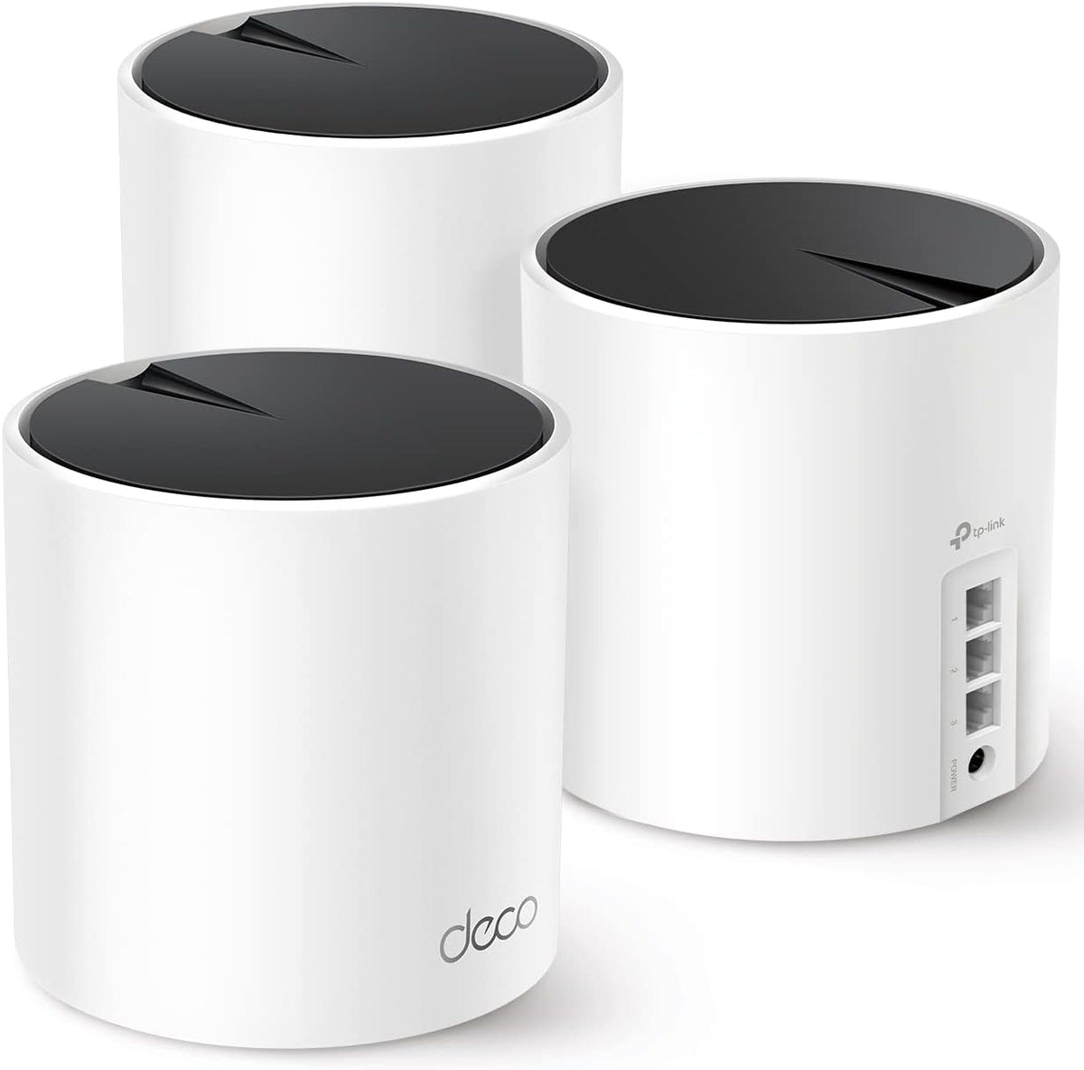 TP-Link Deco AX3000 WiFi 6 Mesh System (Deco X55) - Covers up to 6500 Sq.Ft. , Replaces Wireless Router and Extender, 3 Gigabit ports per unit, supports Ethernet Backhaul (3-pack) A246938