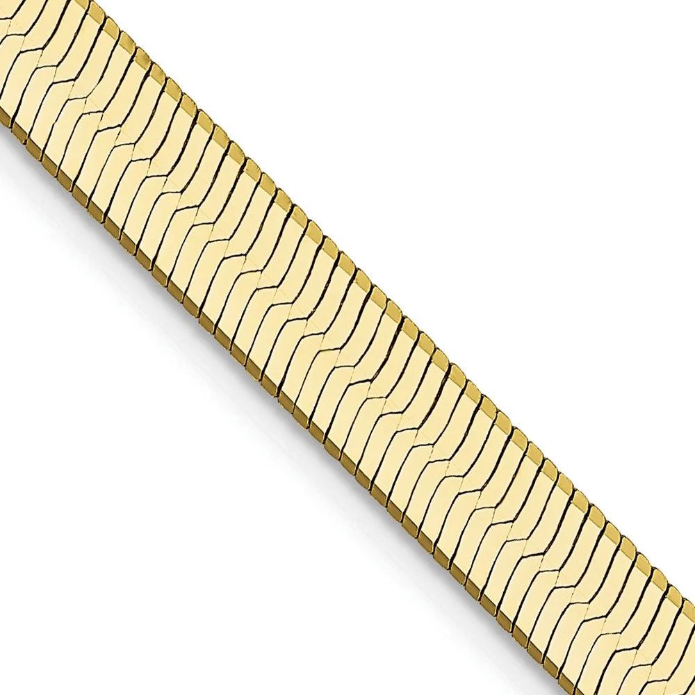 10 kt Yellow Gold Herringbone Chain 22 Inches D9067