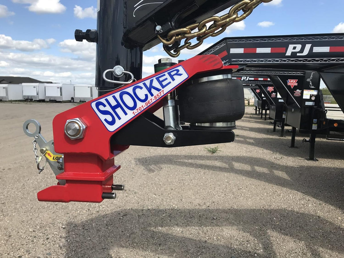 Gooseneck Air Hitch & Coupler, Round 4" Straight Pin 30K SL Coupler M9932