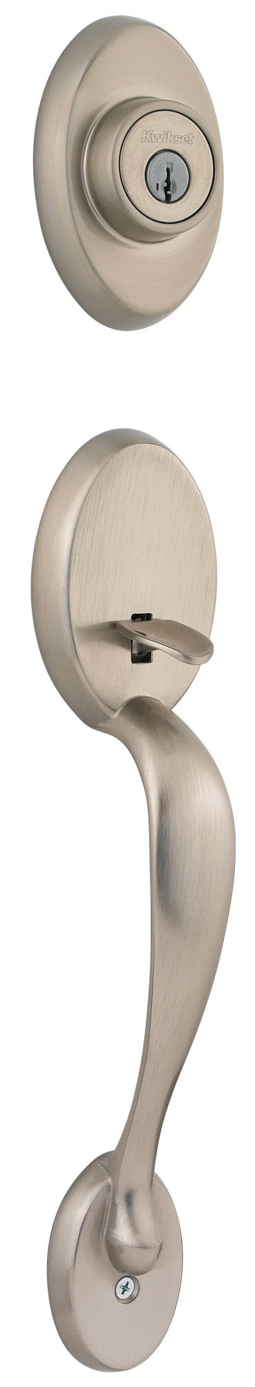 Nickel Chelsea Single Cylinder Sectional Handleset O9035