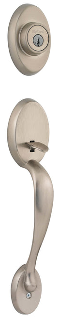 Nickel Chelsea Single Cylinder Sectional Handleset O9035