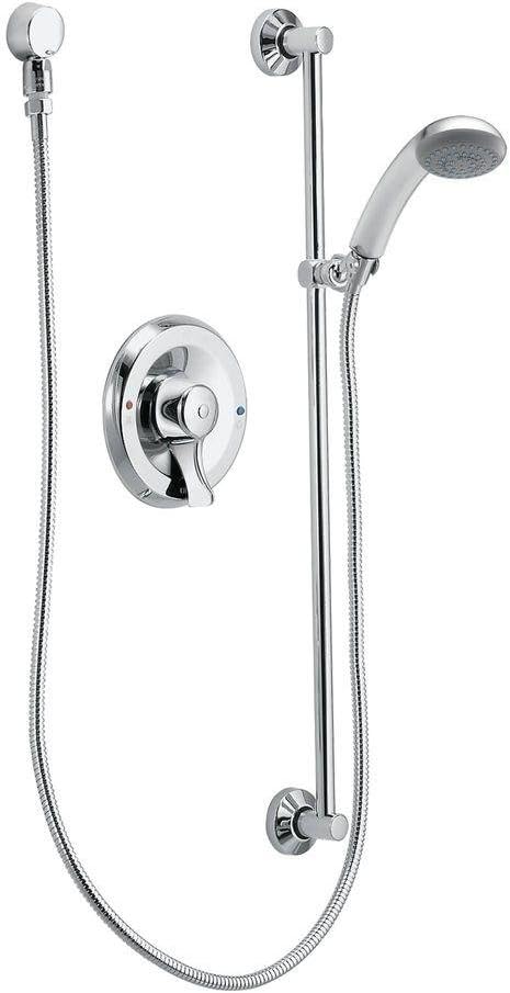 Chrome 4 Port Cycling Valve Hand Shower System 2.5 gpm C2151