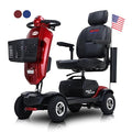 Red 4 Wheel Mobility Scooter Y8035