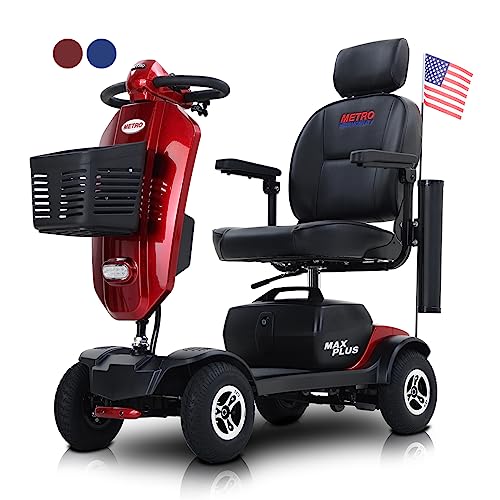 Red 4 Wheel Mobility Scooter Y8035