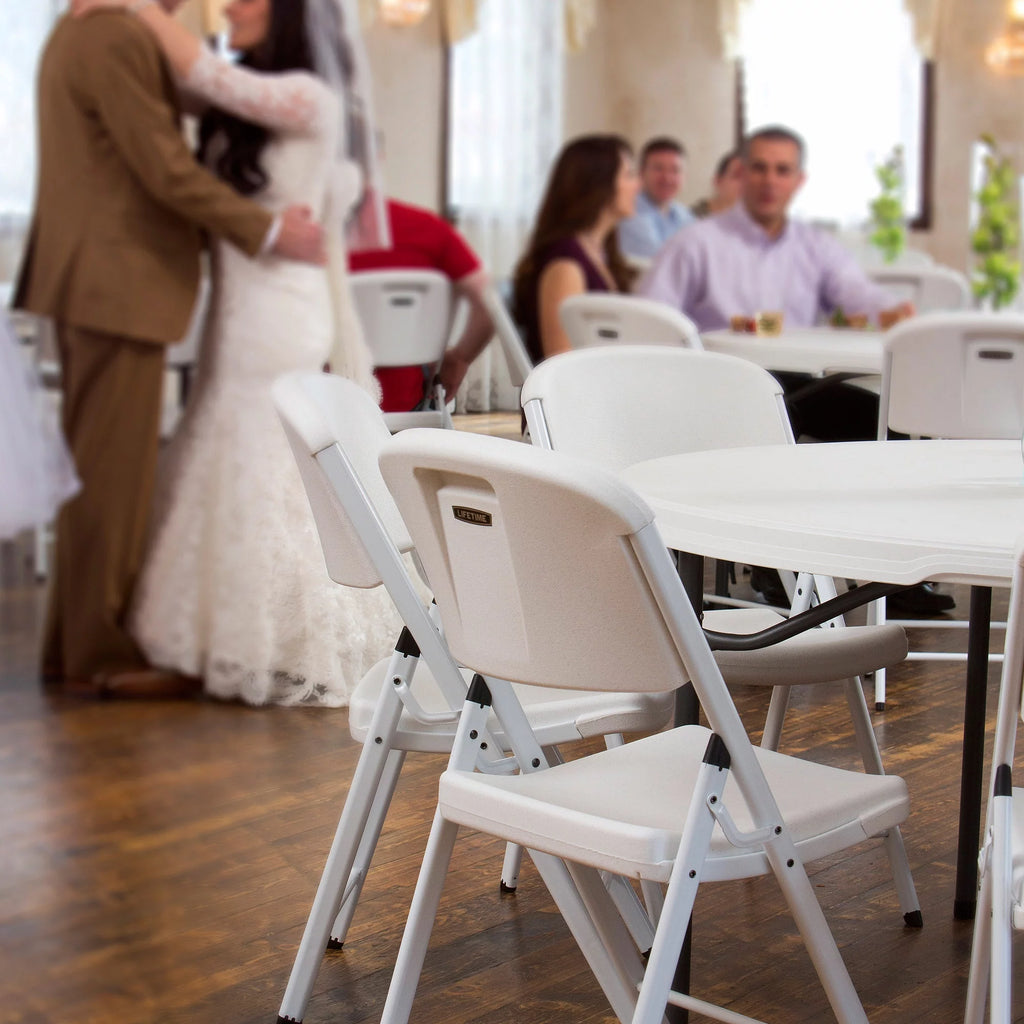 White Folding Chair Set of 4 Y7538