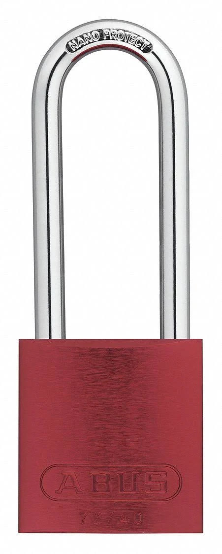 Keyed Padlock, 1-1/2x22w, pk6 F31789