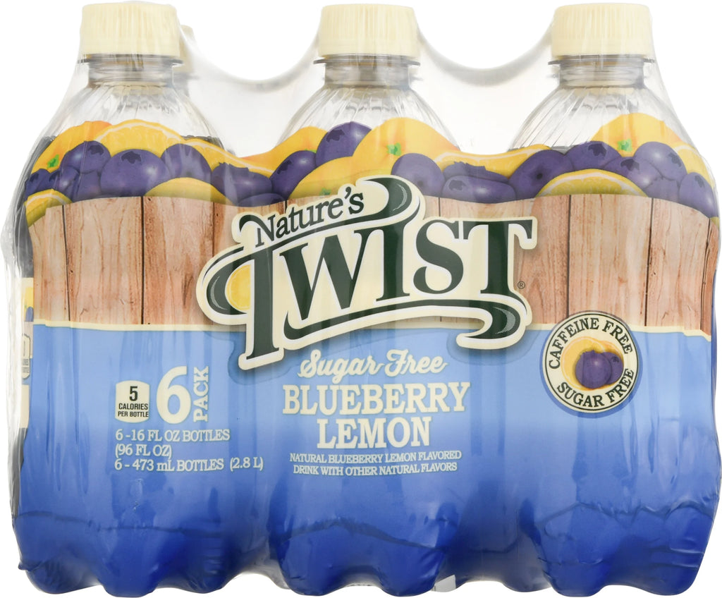 Sugar Free Blueberry Lemon Juice Drink, 16 fl oz 6 Pack Bottles E951553